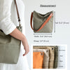 Mila 201 Taupe Brown | Hobo Tote Bag